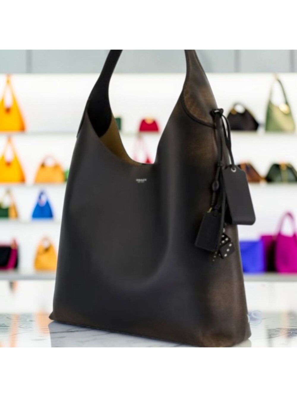 NEW!  COACH Loved Leather Brooklyn 39 Hobo Tote Bag with Bag Charm 623A330P - Picture 5 of 12